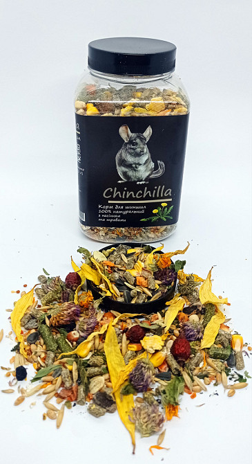 Корм для шиншил "Chinchilla" тм Буся - 1л/500г Зміїв - фото 1