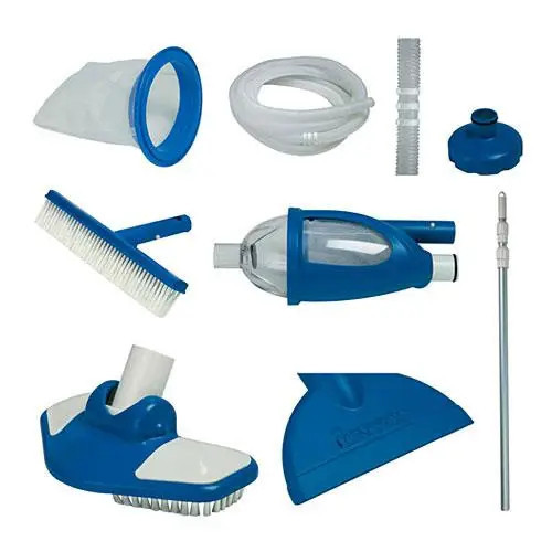 Набор для чистки бассейна (телескопическая ручка, щетка, насадка-пылесос) Intex Киев - изображение 2