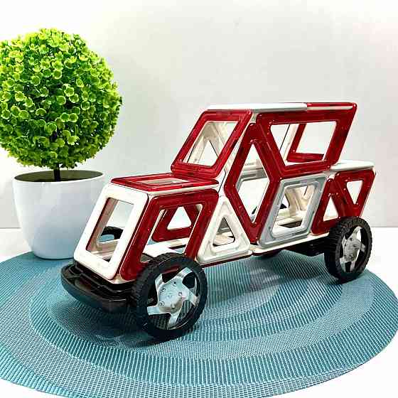 Конструктор магнітний Limo Toy Транспорт 58 деталей (KB 1017) Чернігів