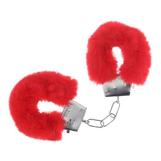 Наручники Classic Fluffy Handcuffs Red Sex Aura Київ