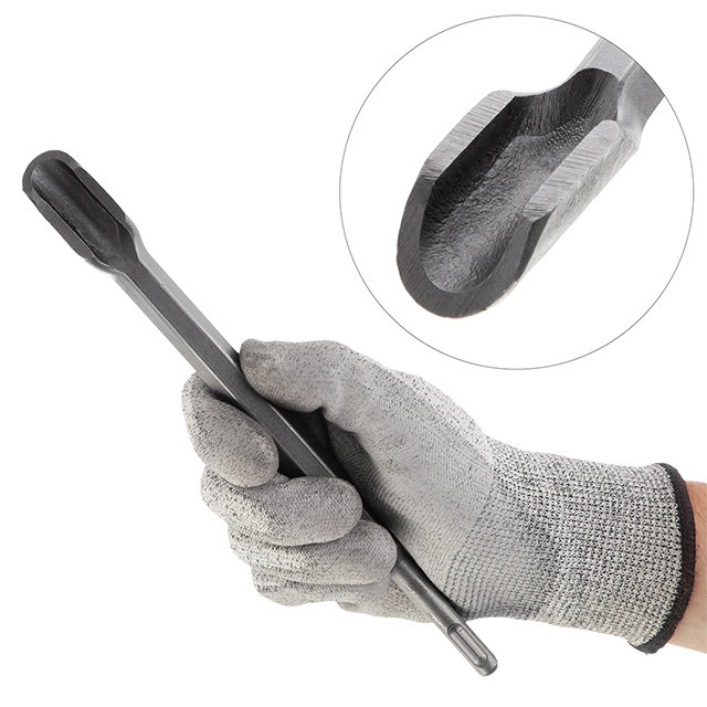 Зубило канавкове, SDS-Plus, 22 мм, 250×14 мм INTERTOOL SD-0414 Киев - изображение 2