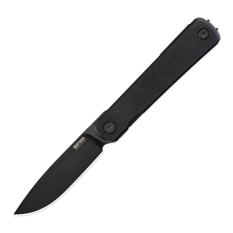 Ніж складаний туристичний SRM Palfrey 135L-GB (8.3 см) 14C28N / G10 чорний Київ - фото 1