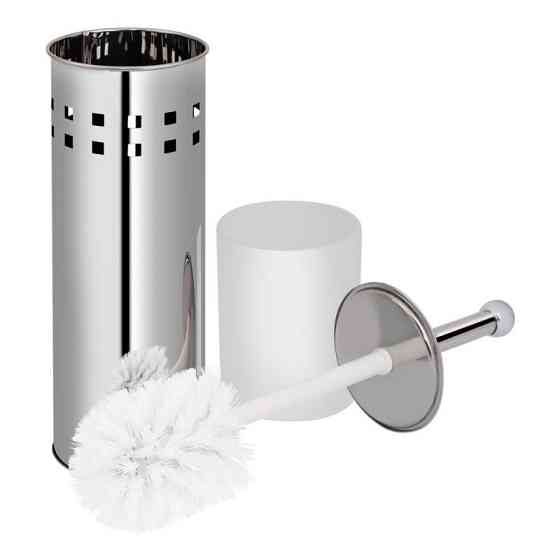 Підлоговий йоржик для унітаза Lidz (CRM) 121.05.01, хром Київ