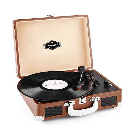 Peggy Sue Retro Turntable LP USB Коричневий Коричневий (Німеччина, читати опис) Рівне