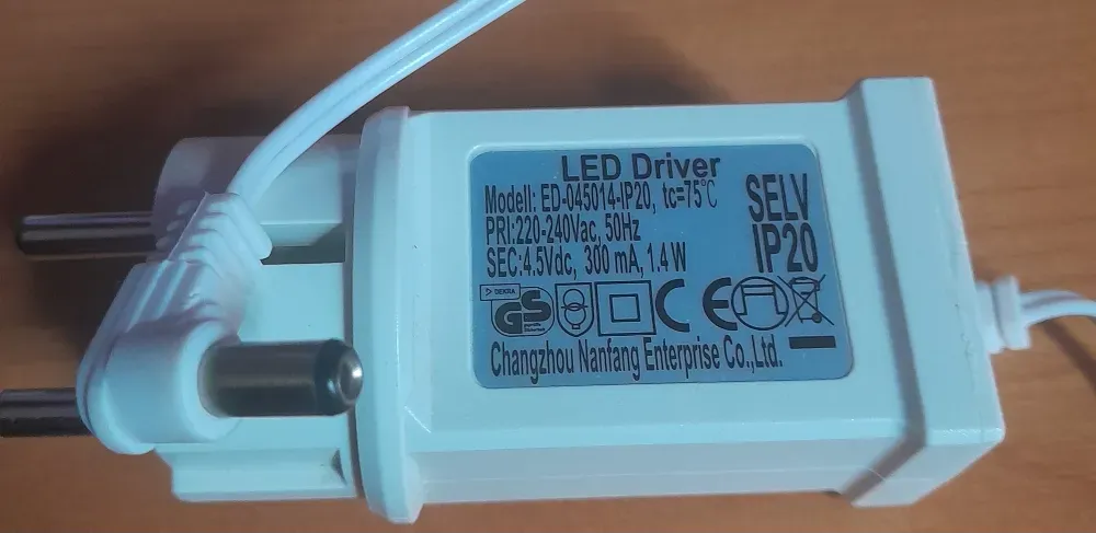 Блок живлення адаптер Ac/Dc Led Driver model Ed-045014-Ip20 4.5 V Львів - фото 1