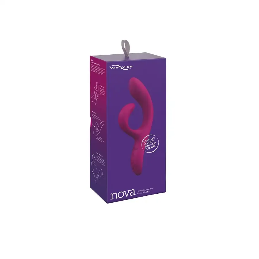 Смарт вібратор-кролик We-Vibe Nova Fuchsia, ергономічний, регульований кут нахилу стовбура Львів - фото 9