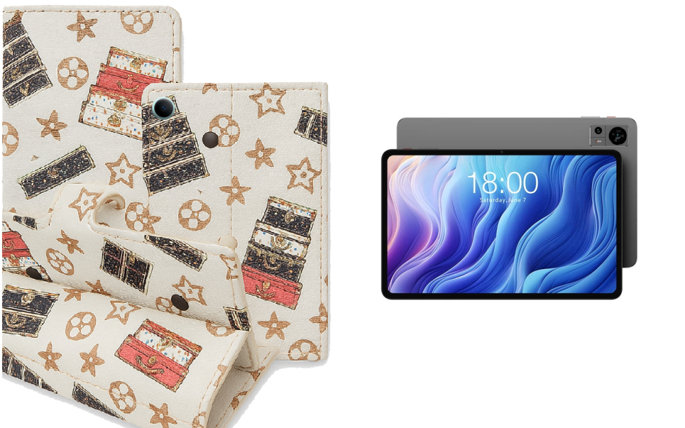 Книжка-трансформер для планшета Teclast T60 Pro, Teclast T60AI, колір Black Lyi White Київ - фото 1