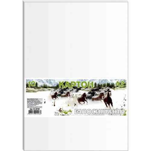 Картон білий A2/10 арк. 