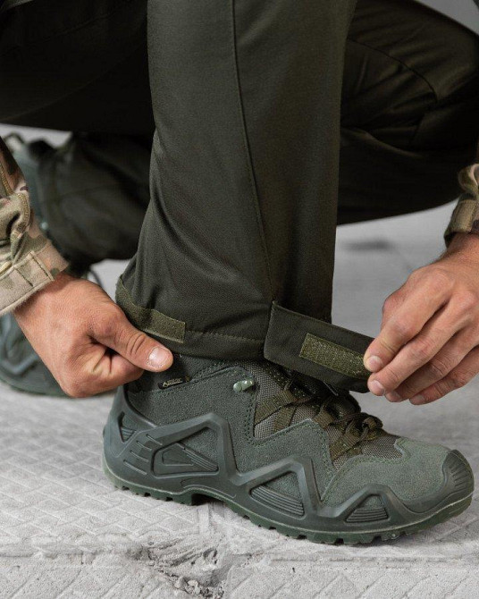 Зимние штаны на флисе олива НП5041 Одесса - изображение 7