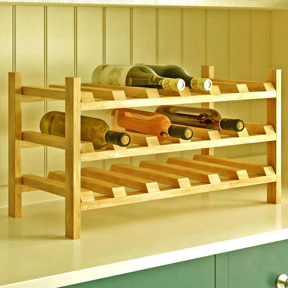 Настольная винная полка 