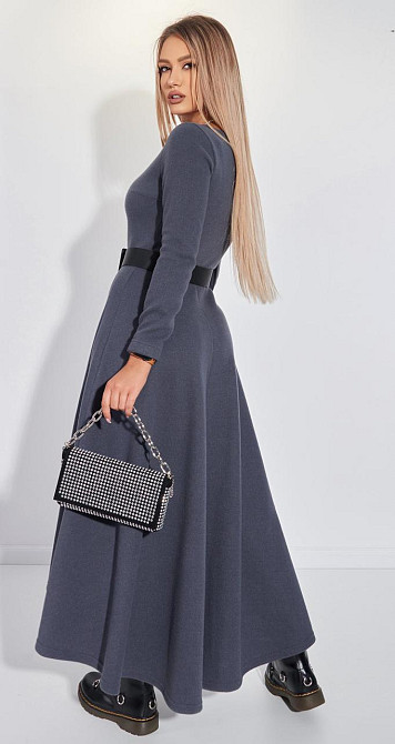 Стильное тёплое платье (42) Киев - изображение 6