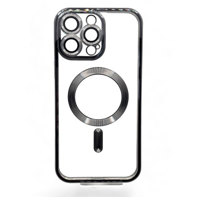 Чехол для мобильного телефона BeCover TPU Chrome Case (MagSafe) для Apple iPhone 16 Pro Black (712080) Винница - изображение 1