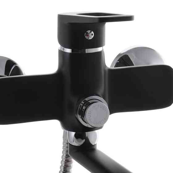 Чорний змішувач для ванни Mixxus Nevada 006 Euro (MI5917) Харків