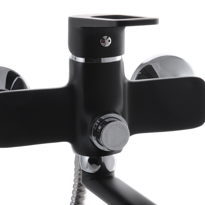 Чорний змішувач для ванни Mixxus Nevada 006 Euro (MI5917) Харків - фото 2