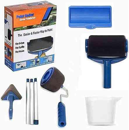 Набір для фарбування Paint Roller 5 в 1 ( валик+пензлик, кутова щітка,піднос для фарби,лоток 1л) Одеса