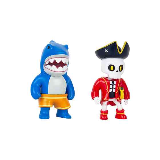Набір колекційних фігурок Stumble Guys - Мегалодон і Капітан Нохарт Дніпро