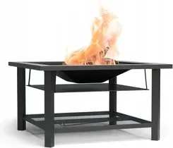 Гриль Blumfeldt Duże Palenisko Ogrodowe Misa Ruszt 87X87cm Stal Stół 10041254 Киев - изображение 1