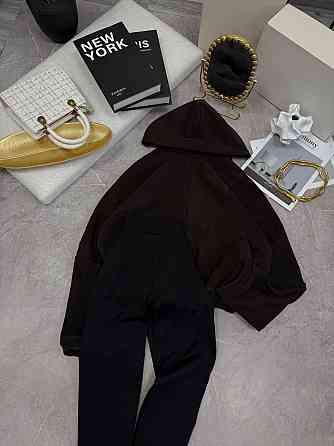 Женский теплый повседневный костюм двусторонний полар Флис Шоколад, 50/52 Одесса