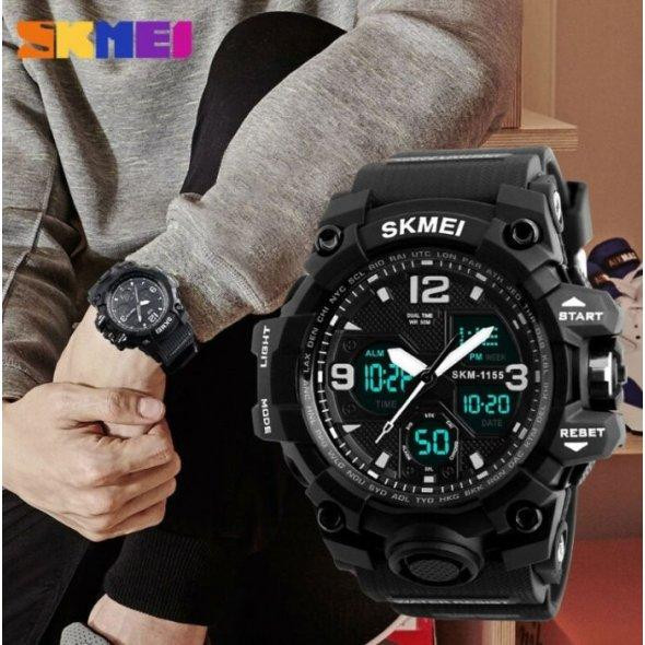 Мужские наручные часы Skmei Hamlet 1155 Черный Винница - изображение 8