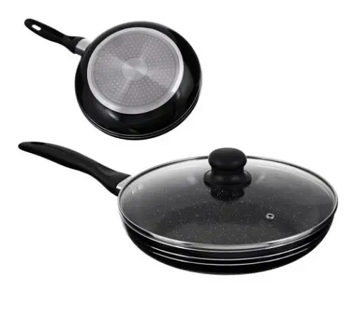 Сковорода UNIQUE UN-5166 28см с крышкой Коломыя - изображение 2