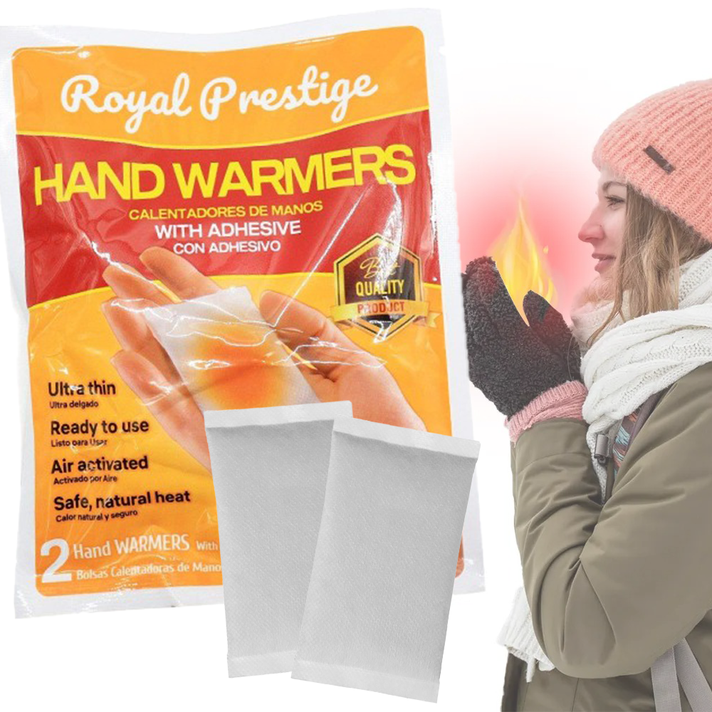 Хімічна грілка для рук до 10 годин, 2 шт, Hand warmer / Термохімічні одноразові грілки для рук Київ - фото 1