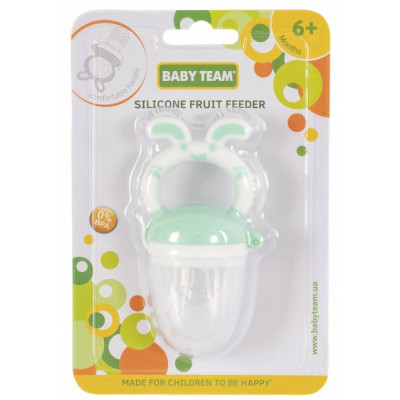 Ниблер Baby Team силиконовый (6203_бирюзовый) Винница - изображение 2