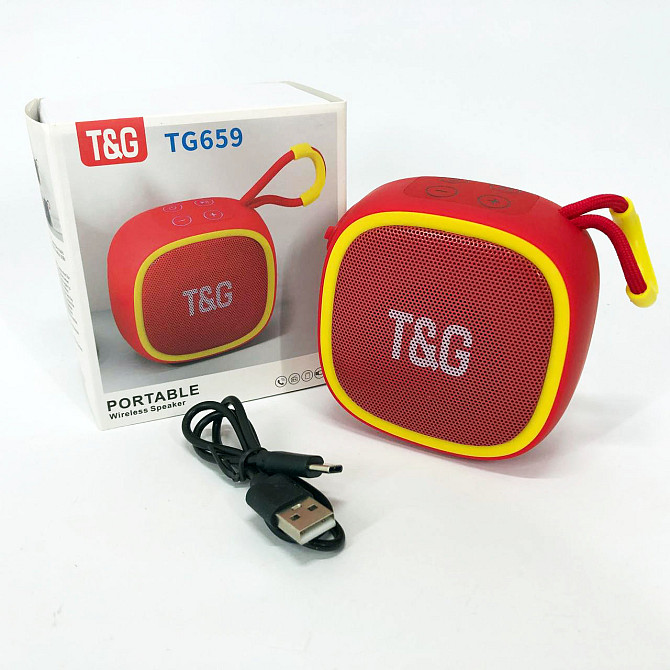 Bluetooth колонка с функцией радио TG659, Уличная блютуз колонка с громким звуком IO-60 Львов - изображение 1