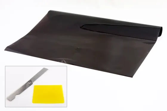 Пленка тонир.  50*300см Elegant с противоцарап. покрытием Super Dark Black Винница