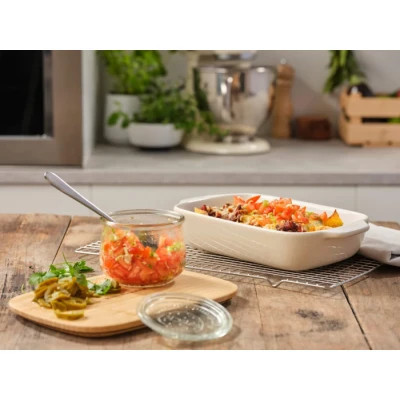 Форма для выпечки KitchenAid з кришкою керамогранітна 1,9 л Кремова (CC006107-001) Винница - изображение 7