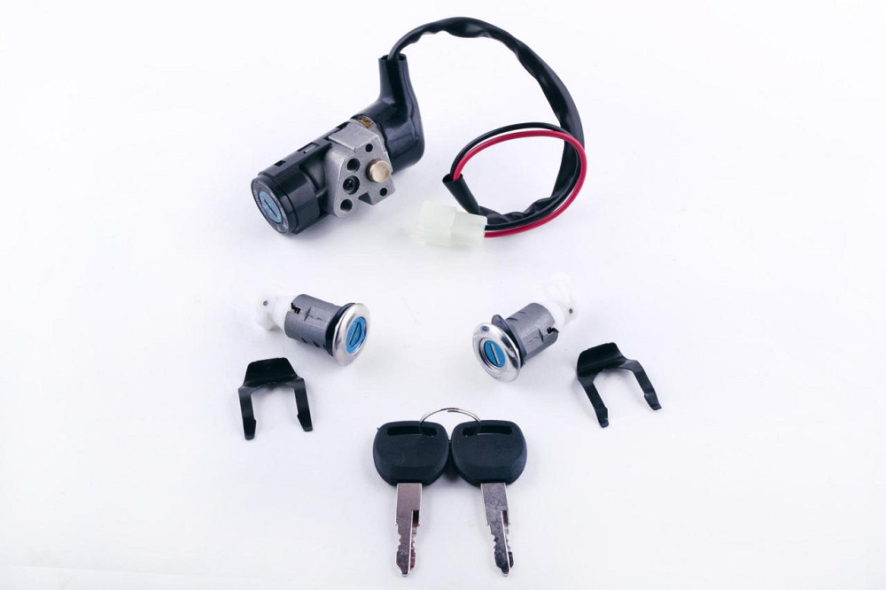 Замок зажигания (комплект) скутер Хонда Дио Live AF34 (2 провода) Мукачево - изображение 1