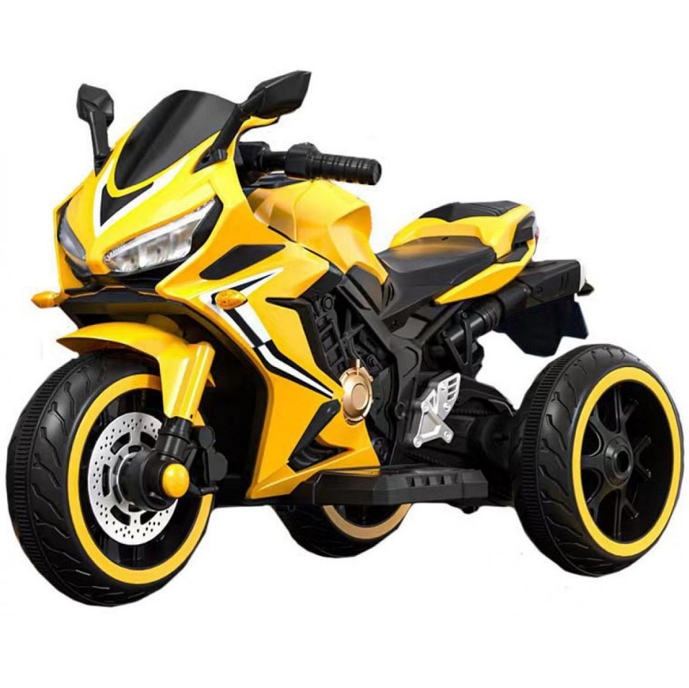 Дитячий електромотоцикл SPOKO SP-518 мотоцикл на акумуляторі для дітей Жовтий Київ - фото 2