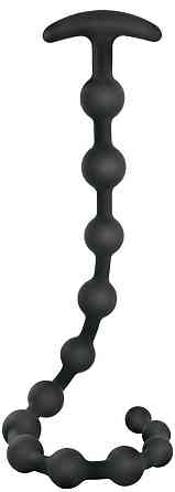 Анальний ланцюжок - Black Velvets Anal Beads Silicone Sex Aura Київ