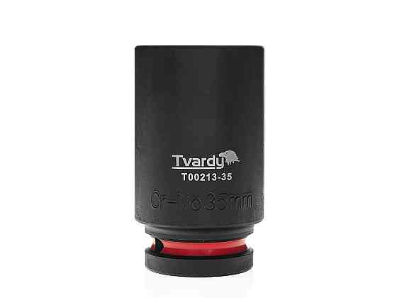 Головка ударна "Tvardy" з хром-молібденової сталі (Cr-Mo)  3/4"  6-гранна довга 35мм Київ