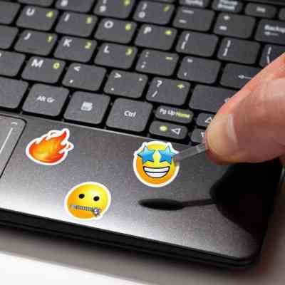 Наклейка на клавіатуру SampleZone непрозора чорна, біло-жовта (SZ-BK-YS) Вінниця