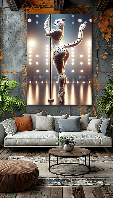 Картина Холсті в спортзал  Пантера KLM_16 50x70 см Київ - фото 3