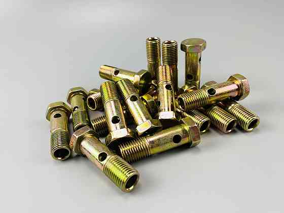 Болт-штуцер M 14 × 1.5 × 50 2 отвори  універсальний Мукачево