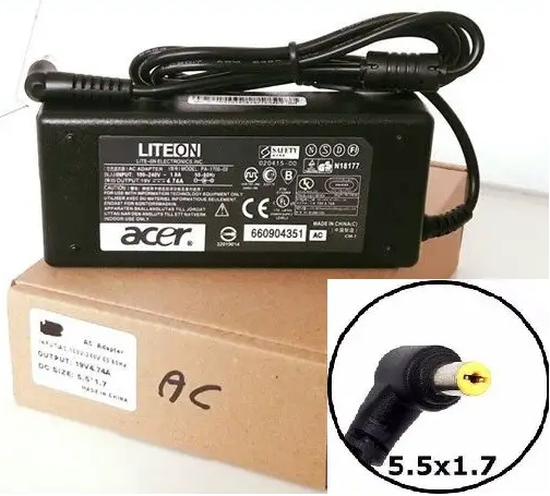 Блок Живлення ACER 19v 4.74a 90W штекер 5.5 на 1.7 (ОРІГИНАЛ) Зарядка для Ноутбука Дніпро