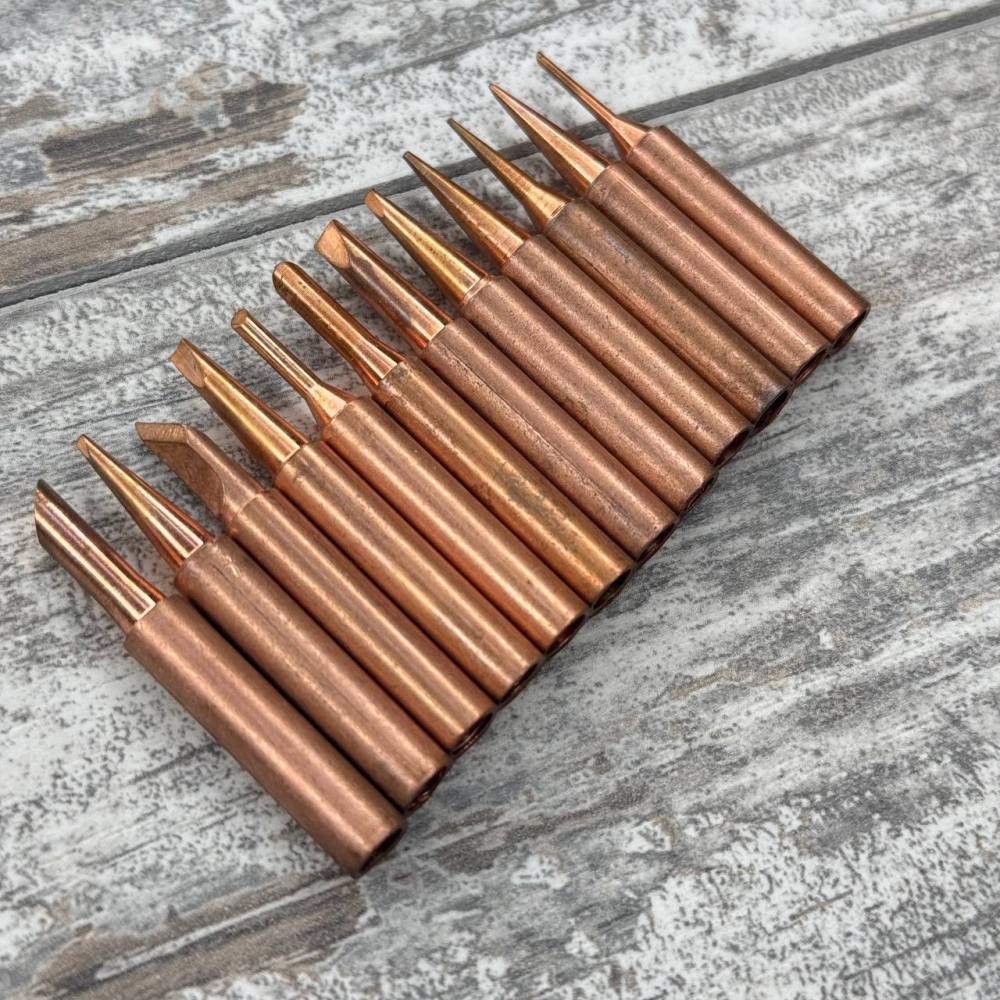 Набір жал 12шт 900M-T для паяльних станцій паяльників Hakko для точної пайки Київ - фото 1