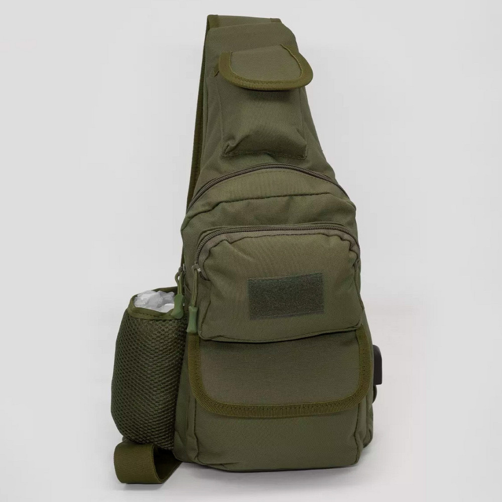 Сумка через плече військового забарвлення, Сумка чоловіча брезентова military, Сумка WS-653 чоловіча тактична Київ - фото 1