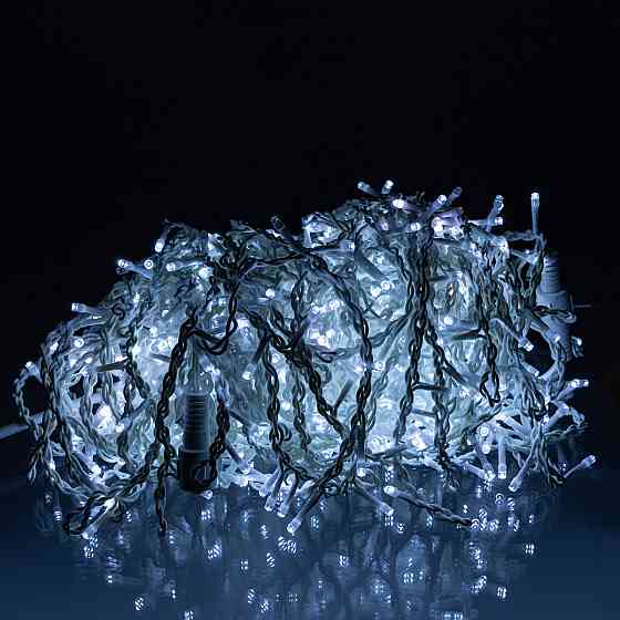 Garlando Вулична гірлянда Бахрома 36 м 600 LED білий провід Біле сяйво 36MWW Коломия