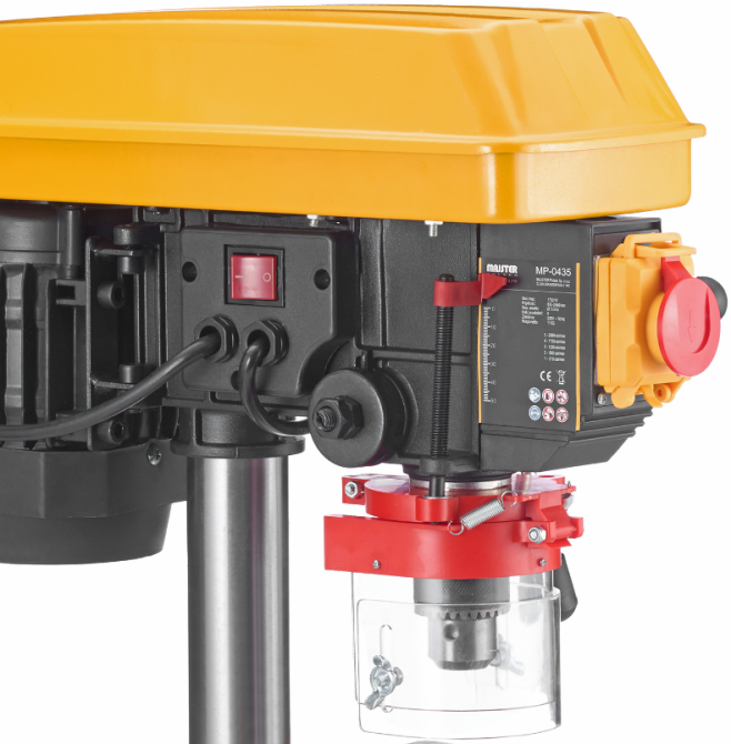 Свердлильний верстат з індукційним колонним столом 1700Вт + регульовані тисці Majster Polska MP-0435 (Польща) Київ - фото 7