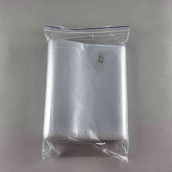 Пакеты с застежкой Zip-Lock для хранения продуктов и мелких вещей 20х30 (100шт) (1 пачка) Харьков