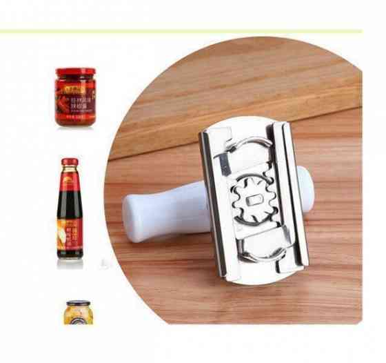 Відкривачка для скляних банок та пляшок універсальна біла Винница