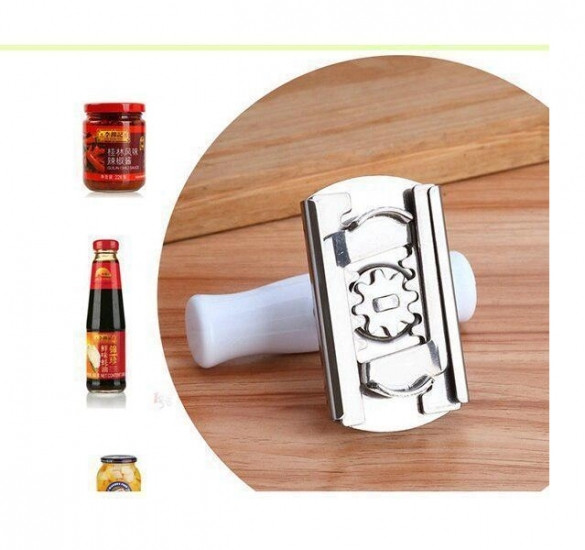 Відкривачка для скляних банок та пляшок універсальна біла Винница - изображение 3