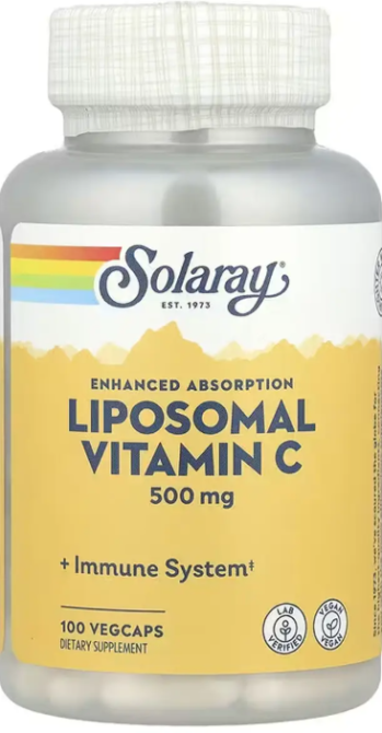Вітамін C ліпосомальний Solaray Liposomal Vitamin C 500 mg 100 розт капс Київ - фото 3