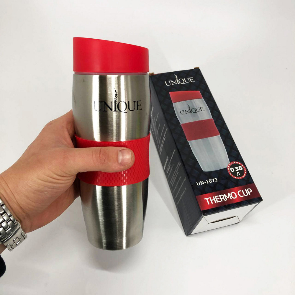 Термокружка для напитков воды UNIQUE, Хороший качественный термос, Термос питьевой туристический EQ-45 Львов - изображение 4