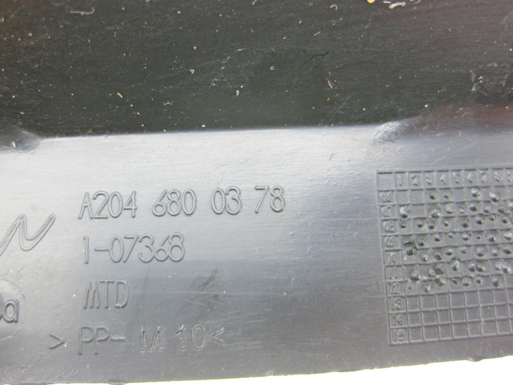 Mercedes-Benz  A2046800378 9051 Кришка лівого торця панелі приладів чорна C-Class W204 Англія Одеса - фото 9