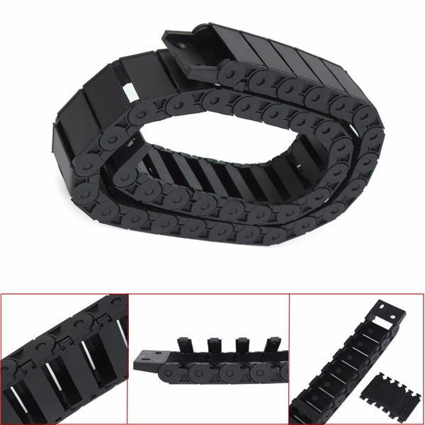 Кабель-канал ланцюговий відкритий, гнучкий пластиковий канал 10x20 мм, 1 м для охайного укладання проводівMasterSem Київ - фото 8