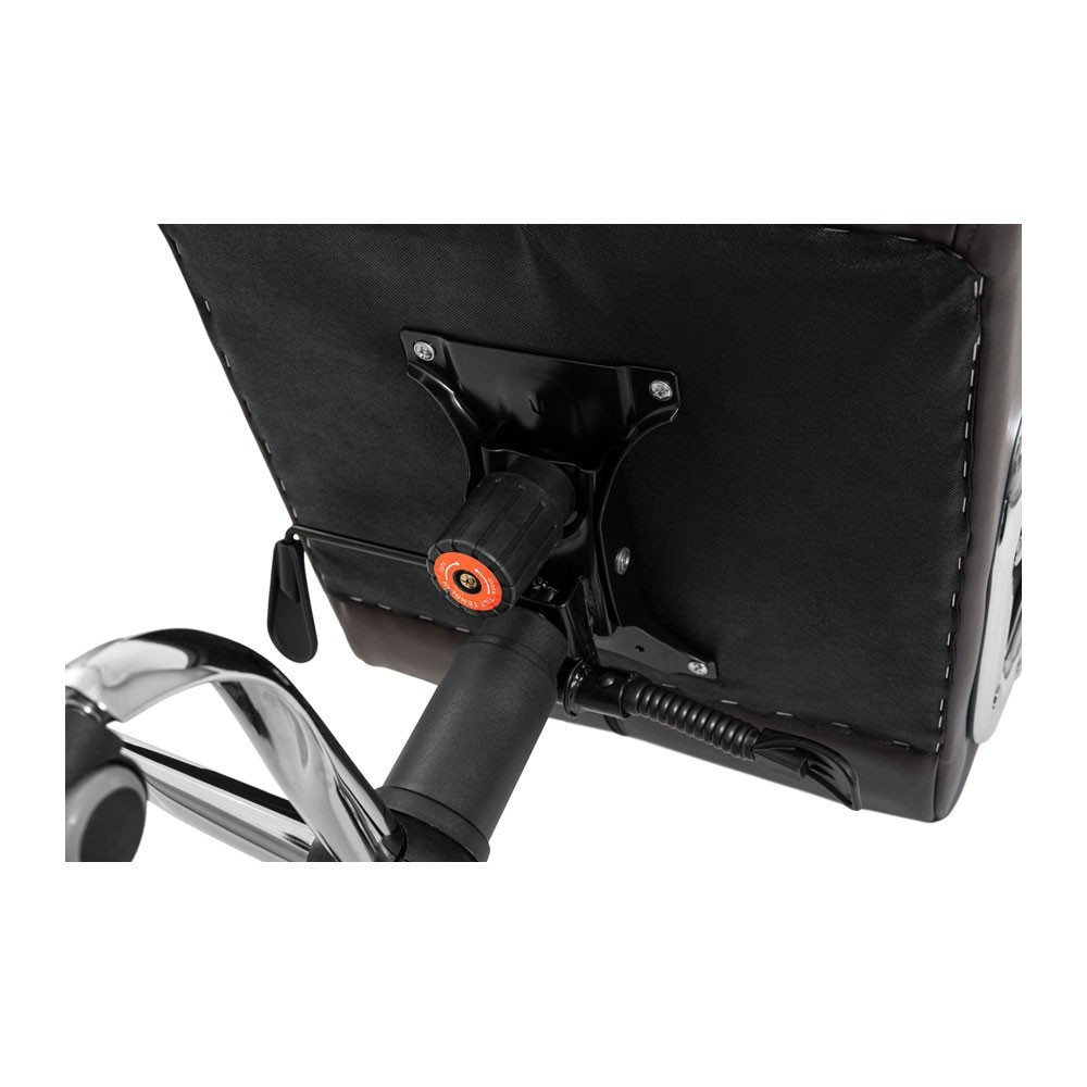 Офисное кресло руководителя Burgas Roсky Хром M3 Multiblock Темно-коричневый Киев - изображение 10