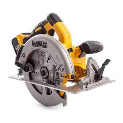 Дисковая пила DeWALT 18В XR Li-Ion, диск 184х16 мм, 3.6 кг, 2x5Ah, кейс TSTAK (DCS570P2) Винница